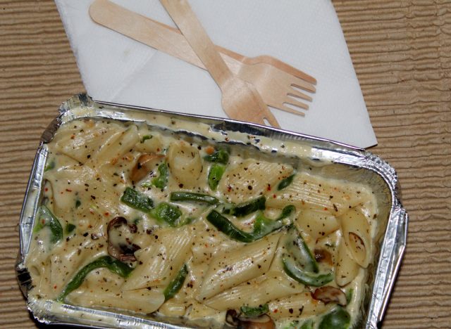 Takeaway Pasta With Heavy Cream Sauce