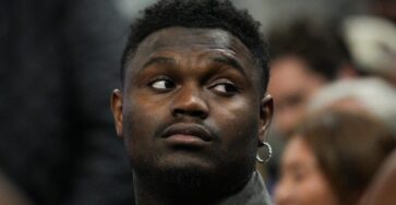 Zion throwing a windmill in pre-game practice then skipping play match sums up his career