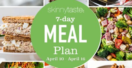 7-Day Healthy Meal Plan (April 10-16)