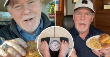 238-pound man starts eating McDonald's every day to lose weight