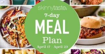 7-Day Healthy Meal Plan (April 17-23)