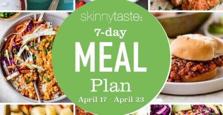 7-Day Healthy Meal Plan (April 17-23)