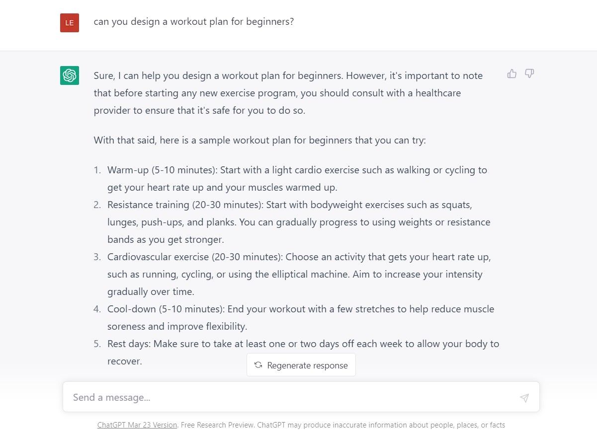 ChatGPT Training Plan for Beginners