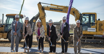 Groundbreaking for the new Trinity Health Livingston Hospital