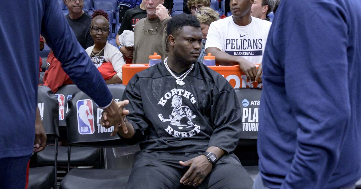 Pelicans' Griffin responds to Williamson's health issues