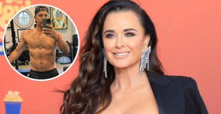 Kyle Richards jokes with Mauricio Umansky who used Ozempic for weight loss